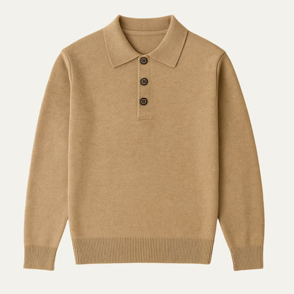 Beaumont Men's Cashmere Polo Shirt - VibreMode