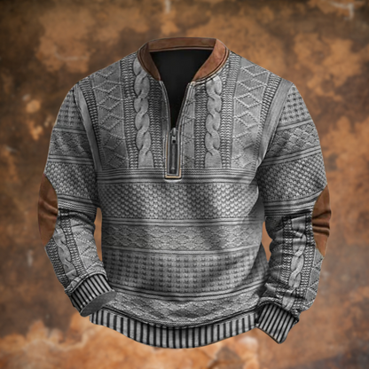 Men's Lightweight Breathable Half Zip Sweater