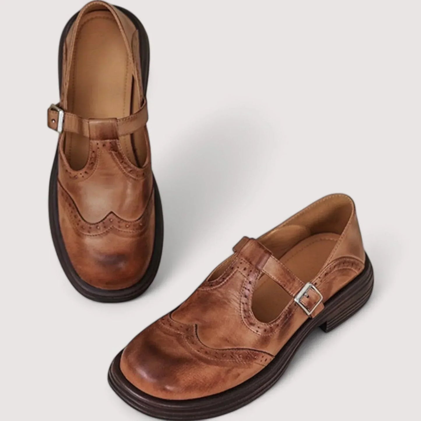 Comfortable Women's Flat Mary Jane Walking Shoes