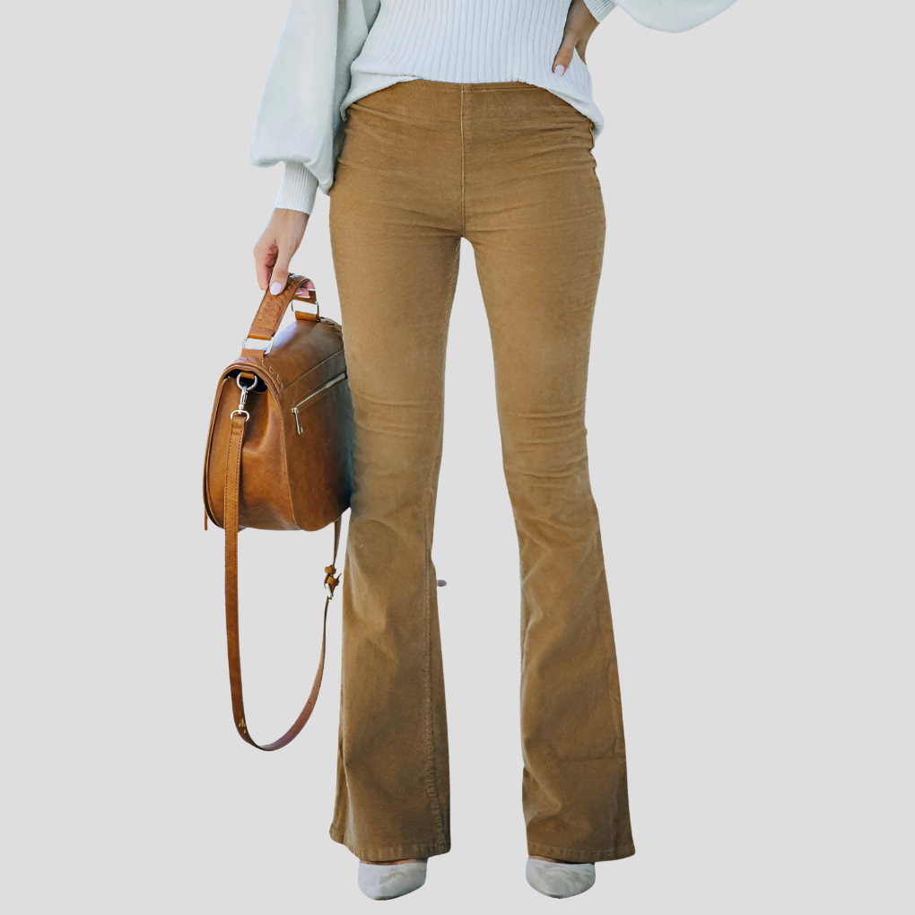 Women's Corduroy High Waist Pants