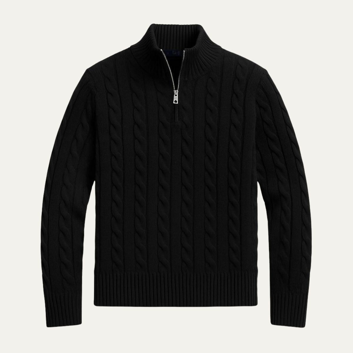Men's Merino Wool Half Zip Sweater