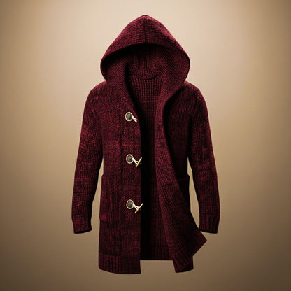 Warm Woolen Hoodie Cardigan Sweater