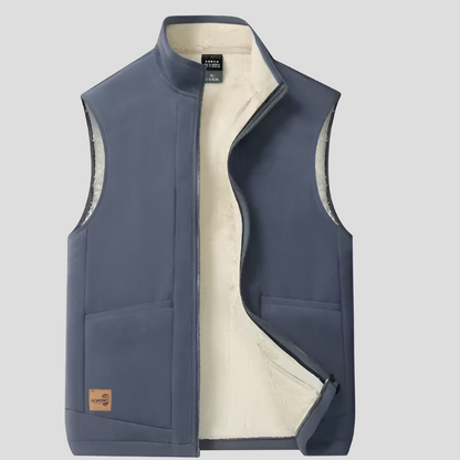 Men's Insulated Winter Vest Warm Fleece Lined