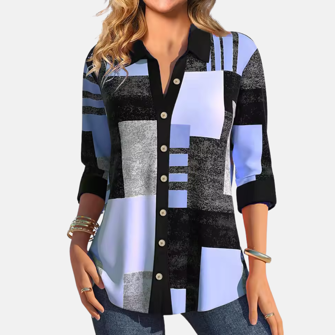 Women's Check Blouse Casual