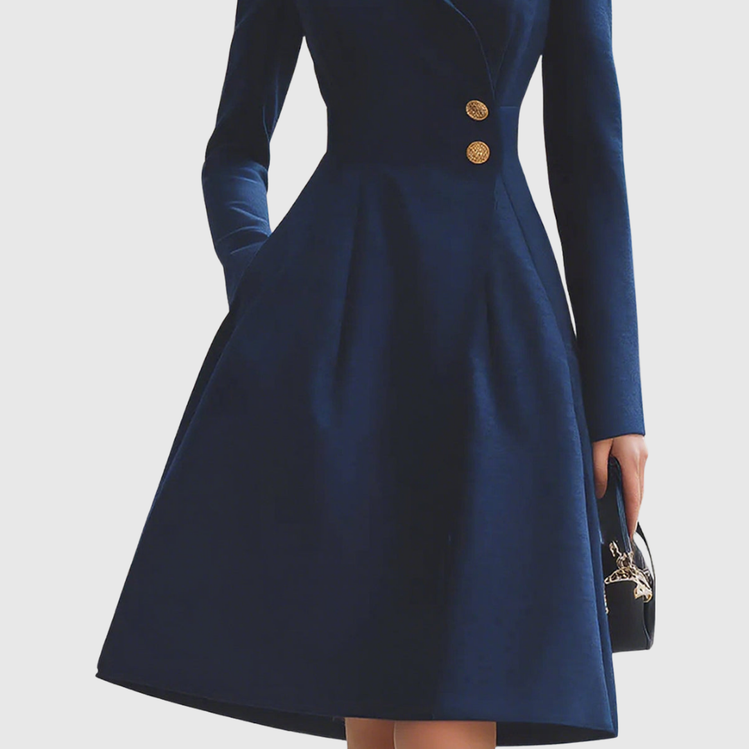 Women's Tailored Fit Coat Dress