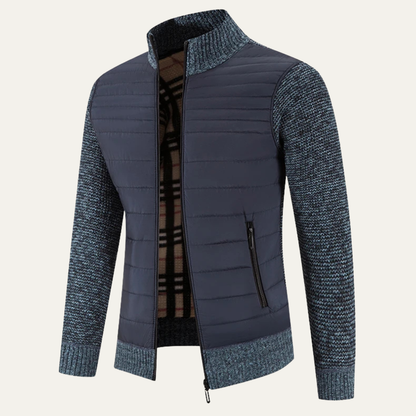 Men's Padded Stand Collar Winter Jacket