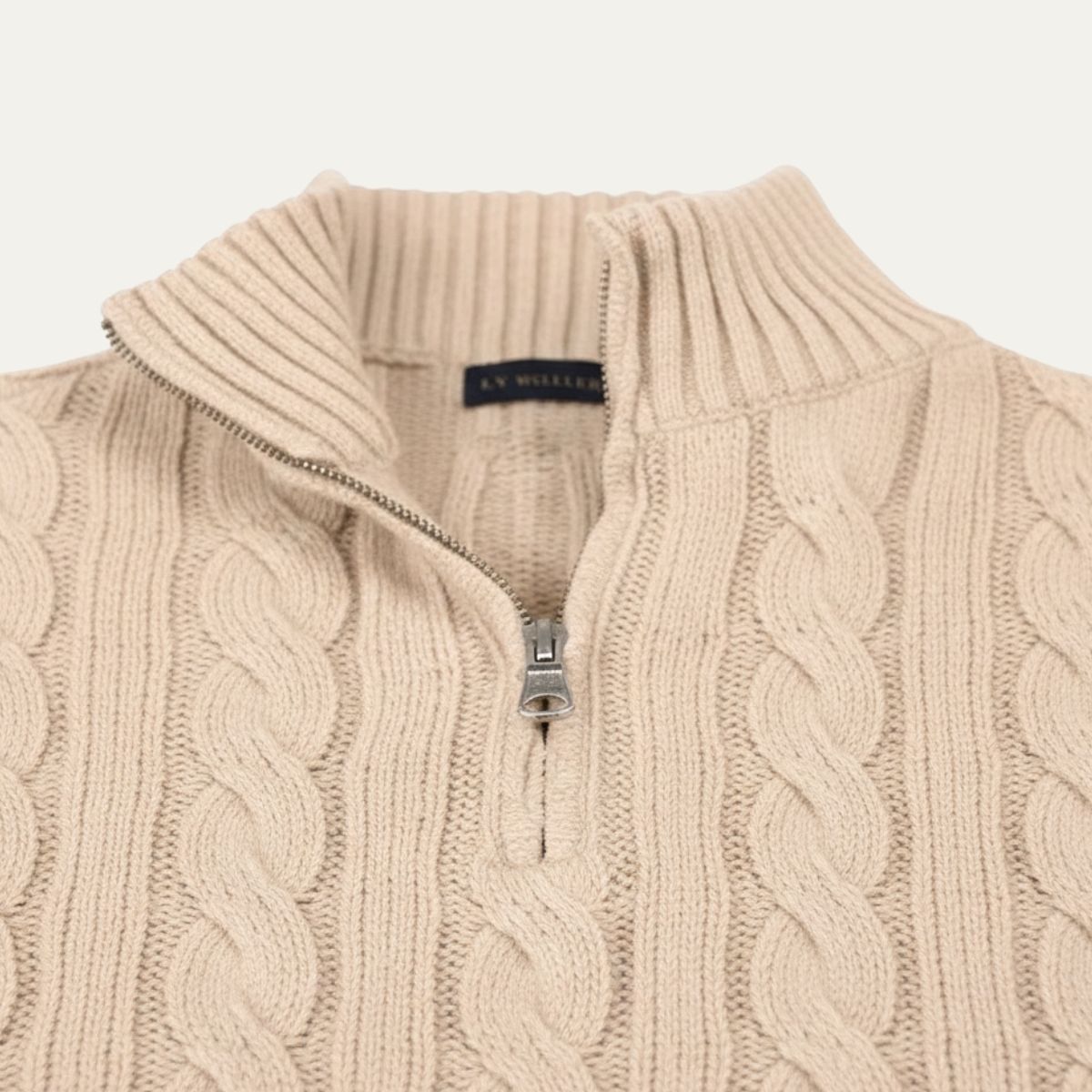 Men's Merino Wool Half Zip Sweater