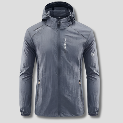 Men's Hooded Summer Jacket Lightweight Windproof