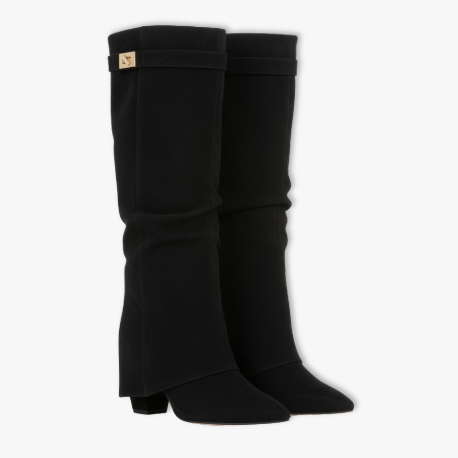 Ladies Tall Slim Metal Clamp Boots - VibreMode