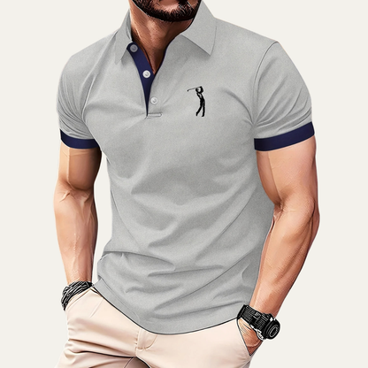 Men's Printed Golf Polo Shirt