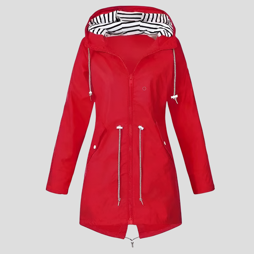 Women's Water-Resistant Hooded Parka Jacket