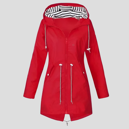 Women's Water-Resistant Hooded Parka Jacket