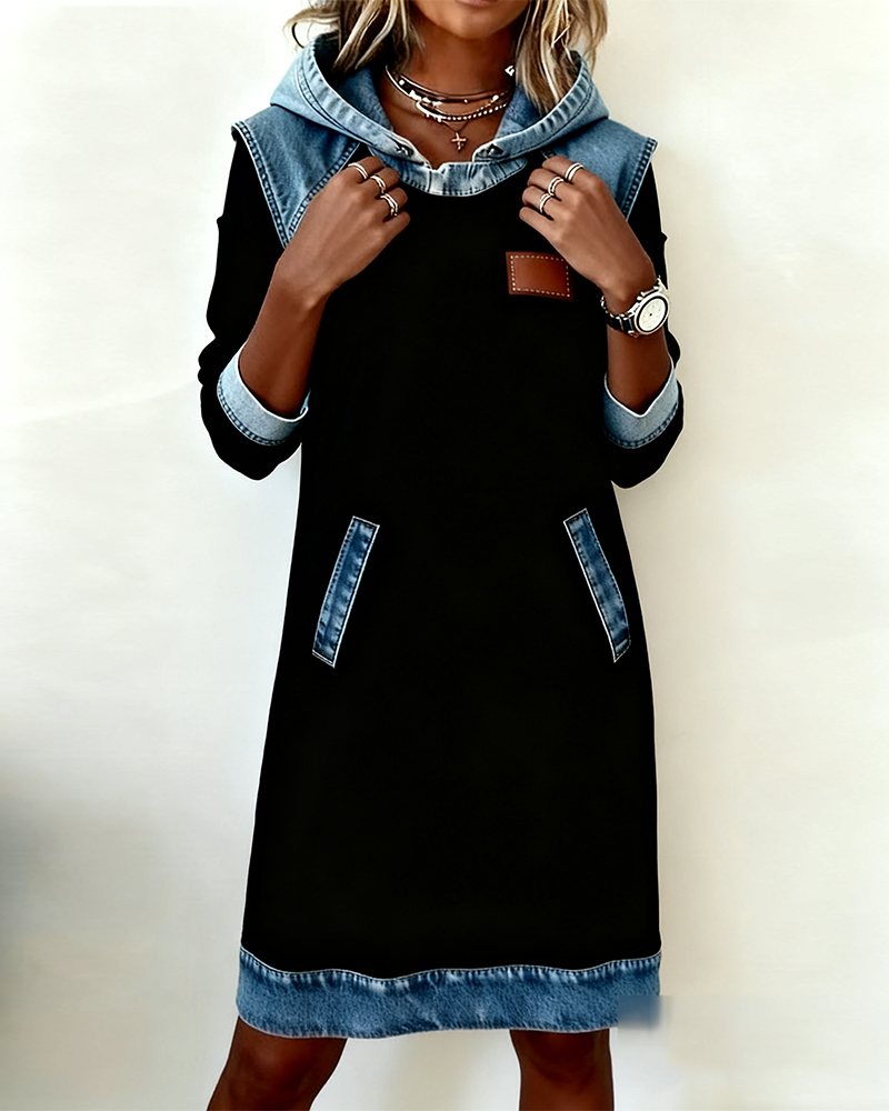 Fashionable Blue Jeans Dress