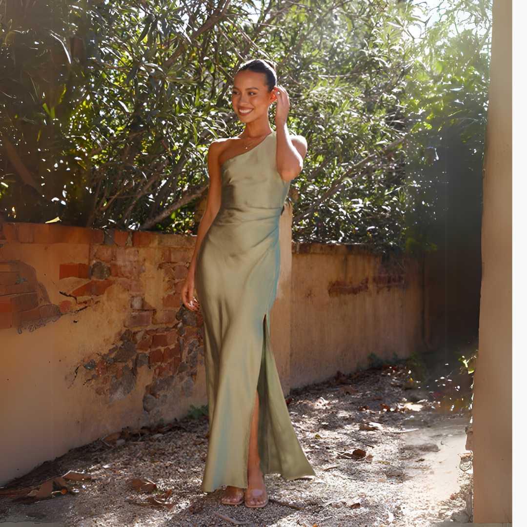 Women's Asymmetrical Evening Dress Elegant