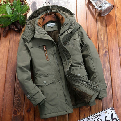 Men's Quilted Loose Fit Jacket Weather Resistant