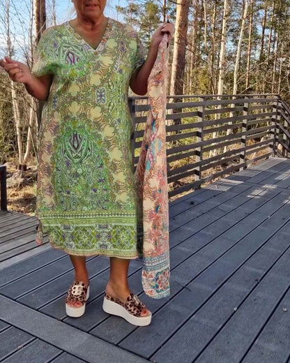 Casual Summer Print Sundress