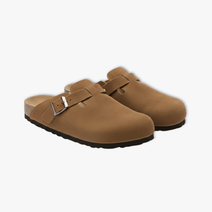 Ladies Comfortable Suede Slip On Shoes