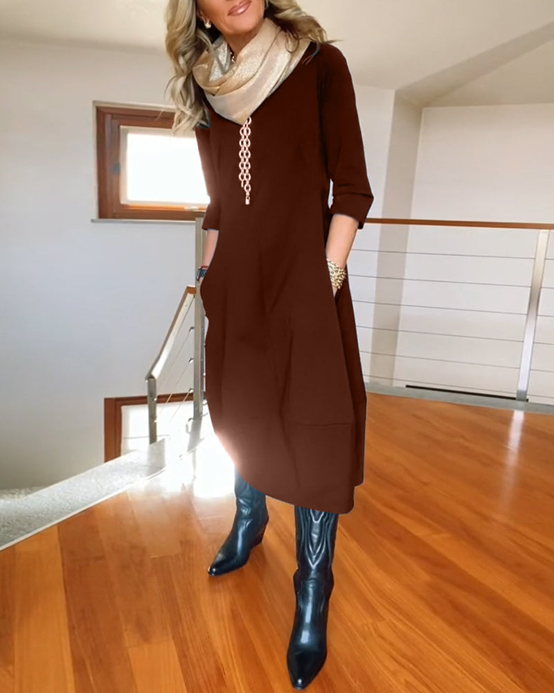 Beautiful Fit and Flare Evening Dress