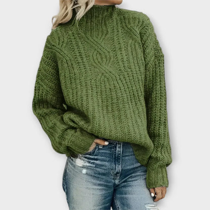 Women's High-Neck Sweater Modern Design