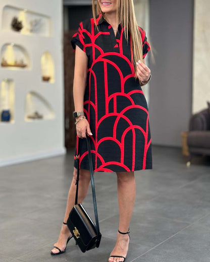 Casual Short Sleeve Summer Dress