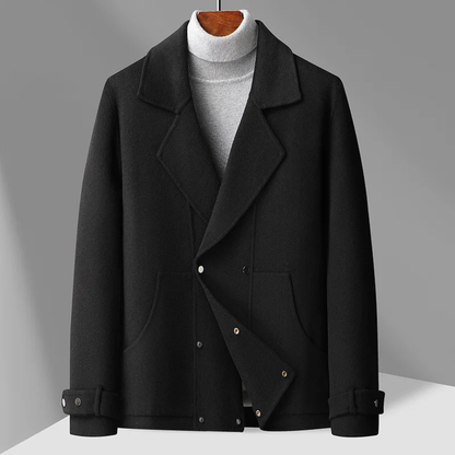 Men's Wool Blend Double Breasted Peacoat