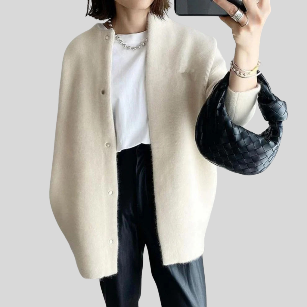 Women's Cardigan Refined Knit Layer