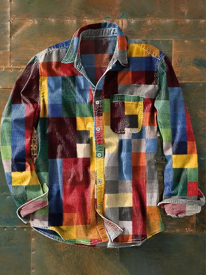 Lightweight Men's Breathable Long Sleeve Shirt - VibreMode