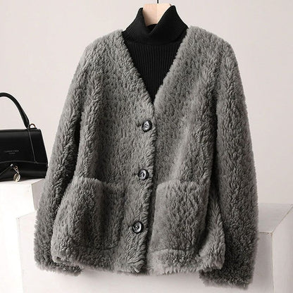 Luxurious Sheepskin Winter Coat