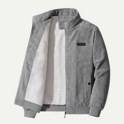 Mens Corduroy Jacket Fleece Lined Modern