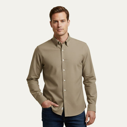 Men's Dress Shirt Cotton Poplin