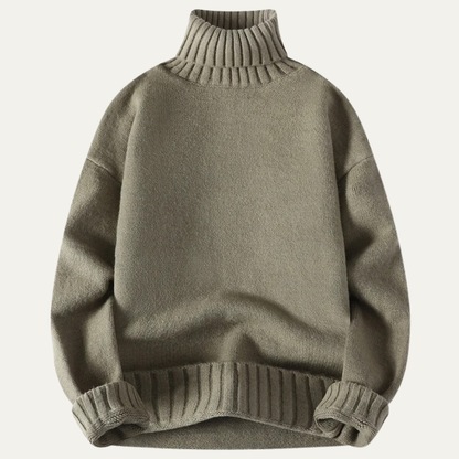 Men's Soft Knit Turtleneck Sweater