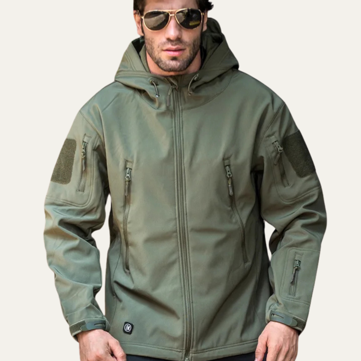 Men's Waterproof Soft Shell Hooded Jacket
