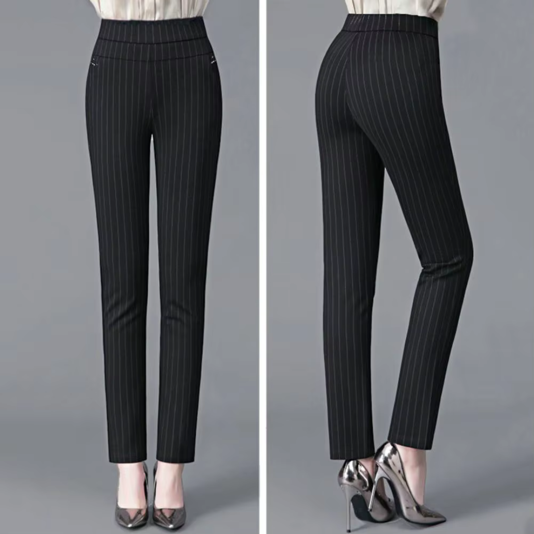 Women's High-Waist Stretch Pants Comfortable Fit