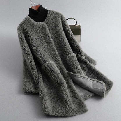 Luxurious Faux Fur Winter Coat