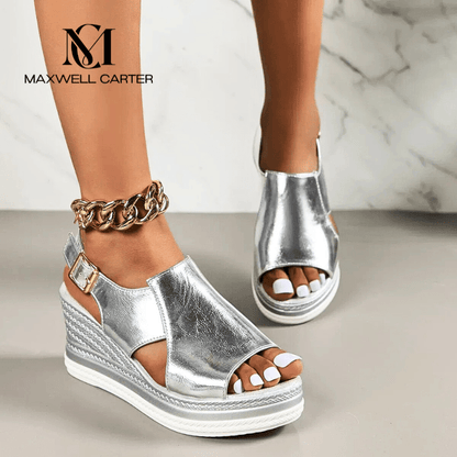 Luxury Women's Glitter Platform Sandals