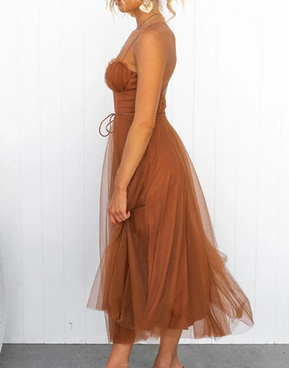 Women's Sleeveless Maxi Dress V-Neck Lightweight