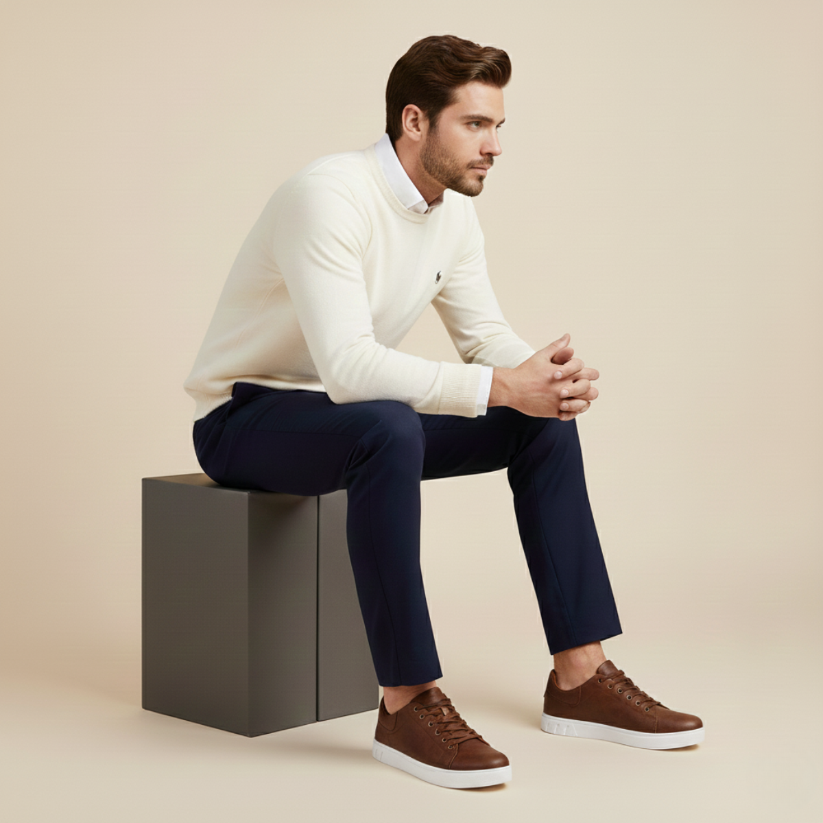 Men's Classic Low Leather Shoes