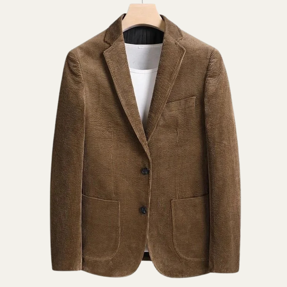 Men's Corduroy Blazer Jacket Thick Flannel