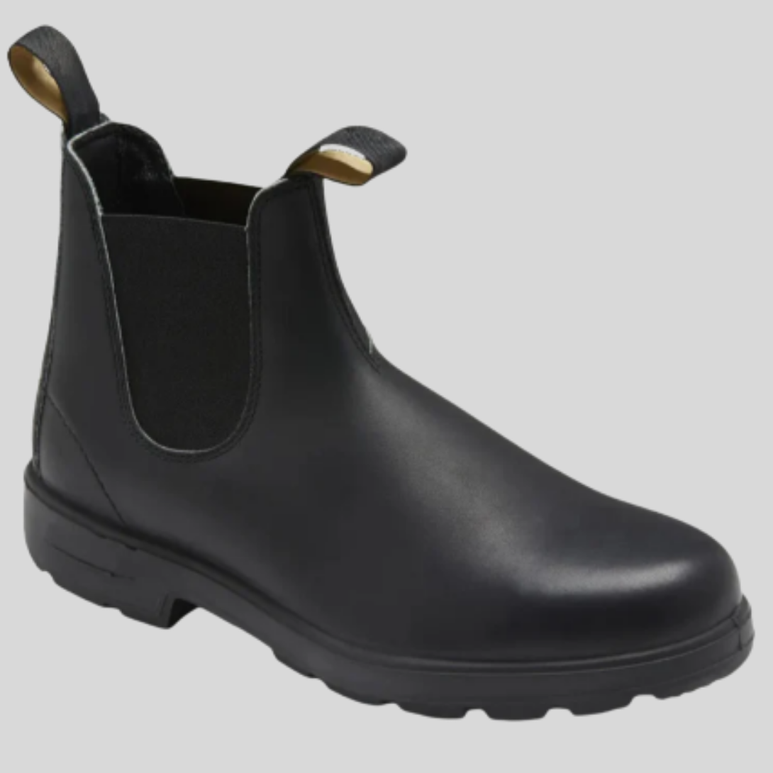 Men's Slip-On Boots Leather Shaft