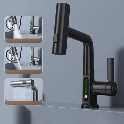 Flexible Led Kitchen Bathroom Faucet