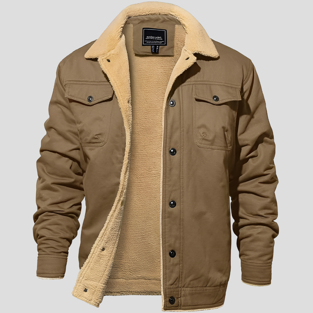 Men's Outdoor Jacket Warm Waterproof