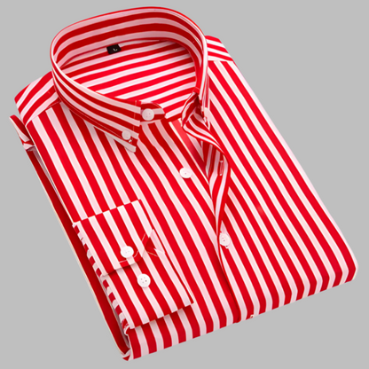 Men's Plaid Cotton Oxford Shirt