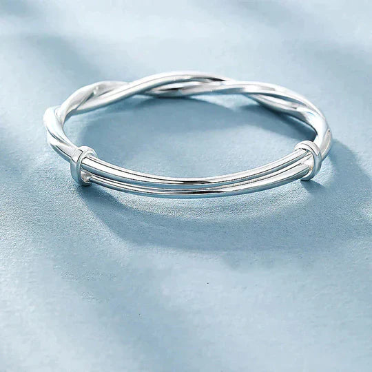 Silver Twisted Bracelet - VibreMode