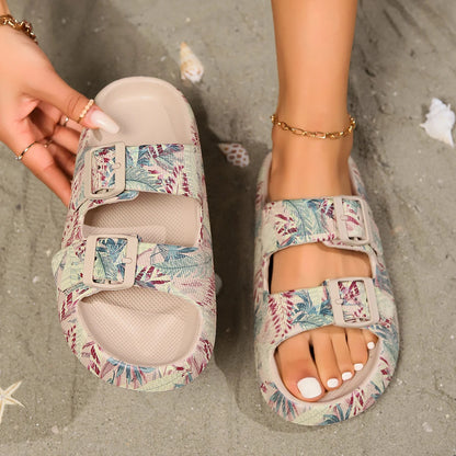 Comfortable Women's Flat Strap Sandals