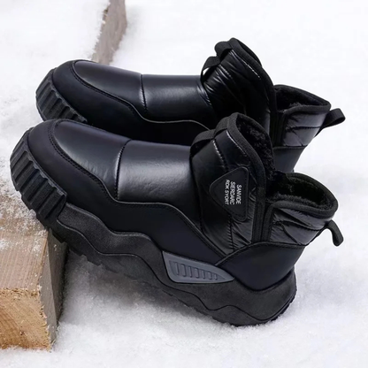 Men's Insulated Snow Boots Anti Slip Waterproof
