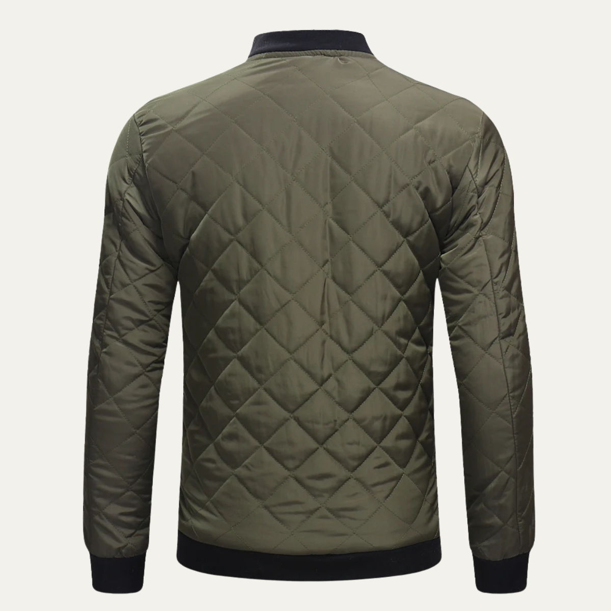 Men's Lightweight Quilted Bomber Jacket Zip Up