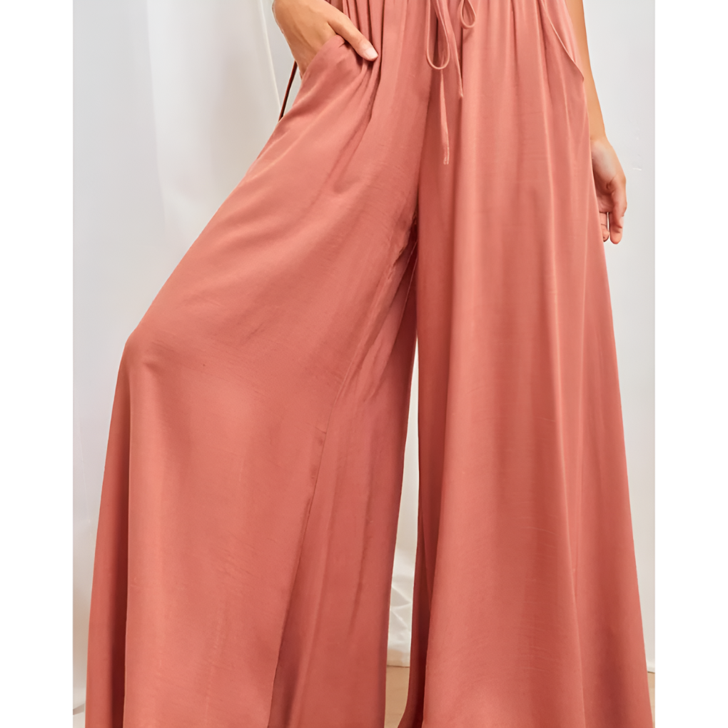 Women's Elastic Waist Casual Skirt Pants