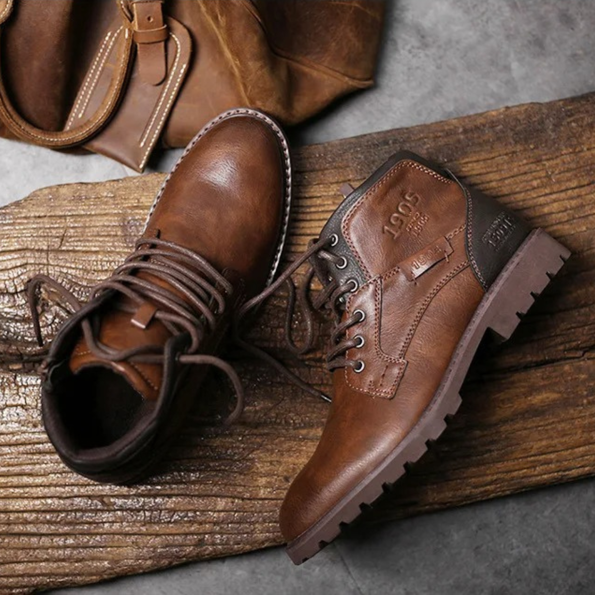 Men's Military Combat Leather Boots