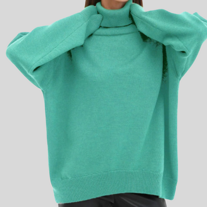 Women's Rollneck Sweater Thermal Cold-Weather