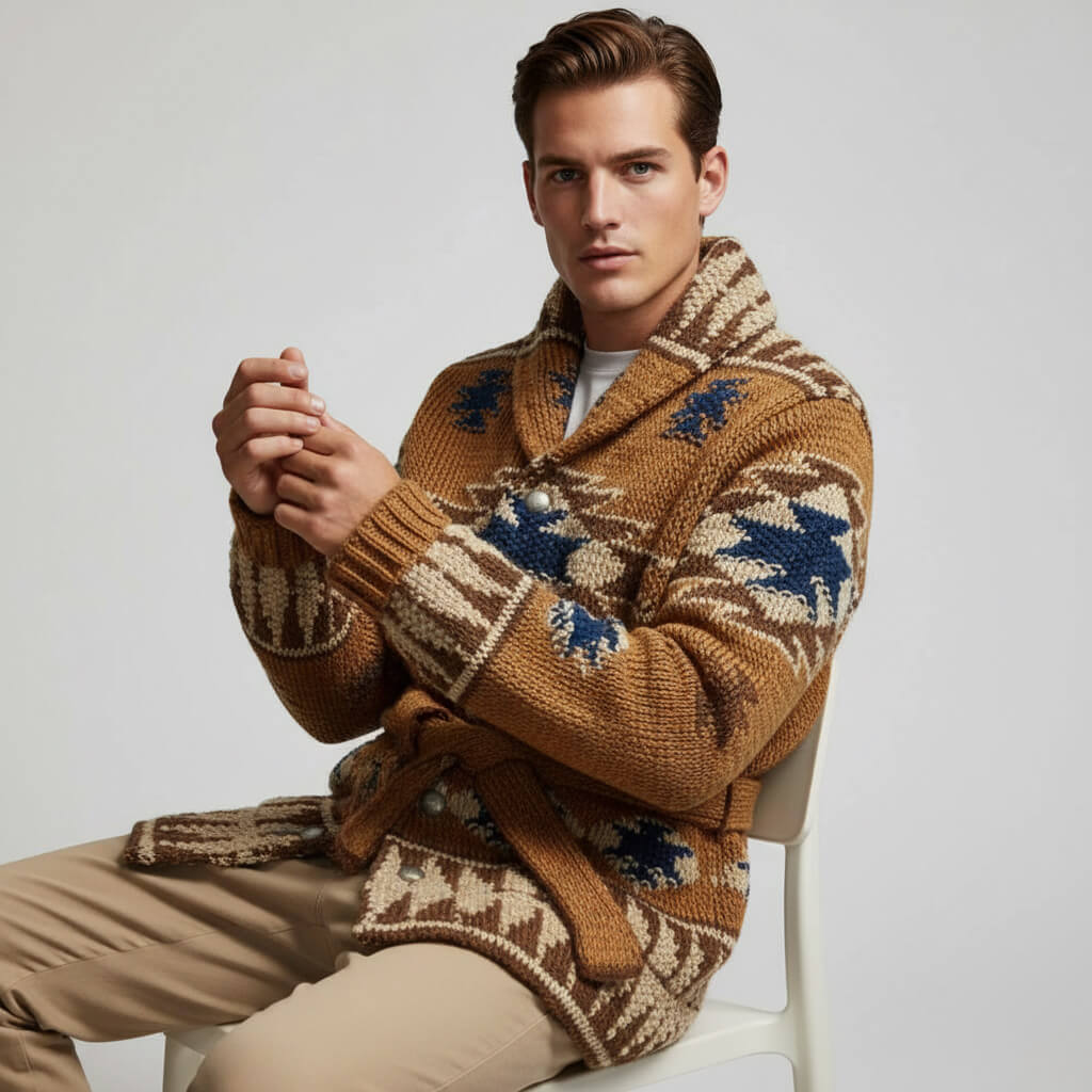 Cozy Cable Knit Wool Sweater